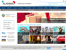 Tablet Screenshot of aladinia.com